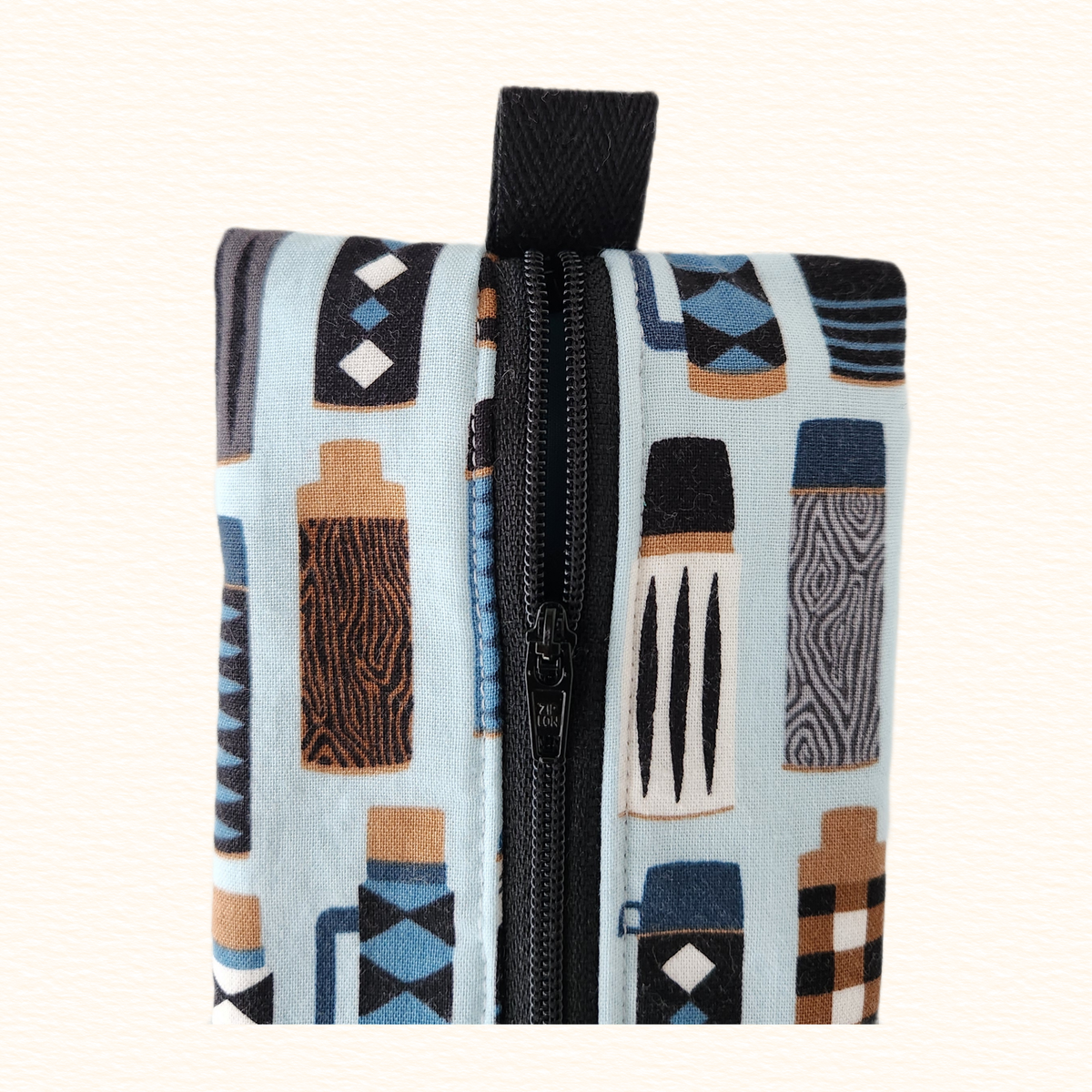 Camping Thermos Notebook Zip Pouch