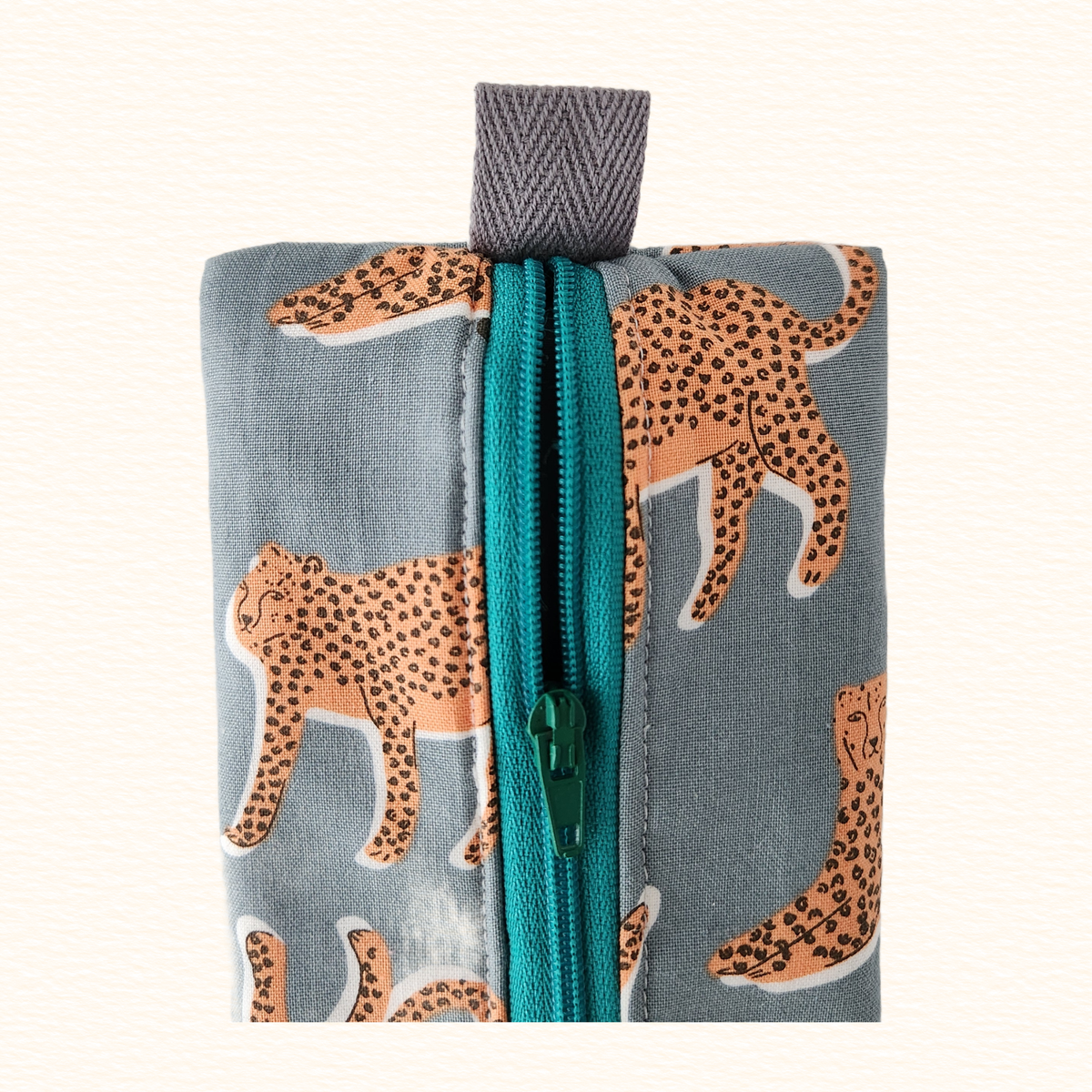 Leopard Notebook Zip Pouch