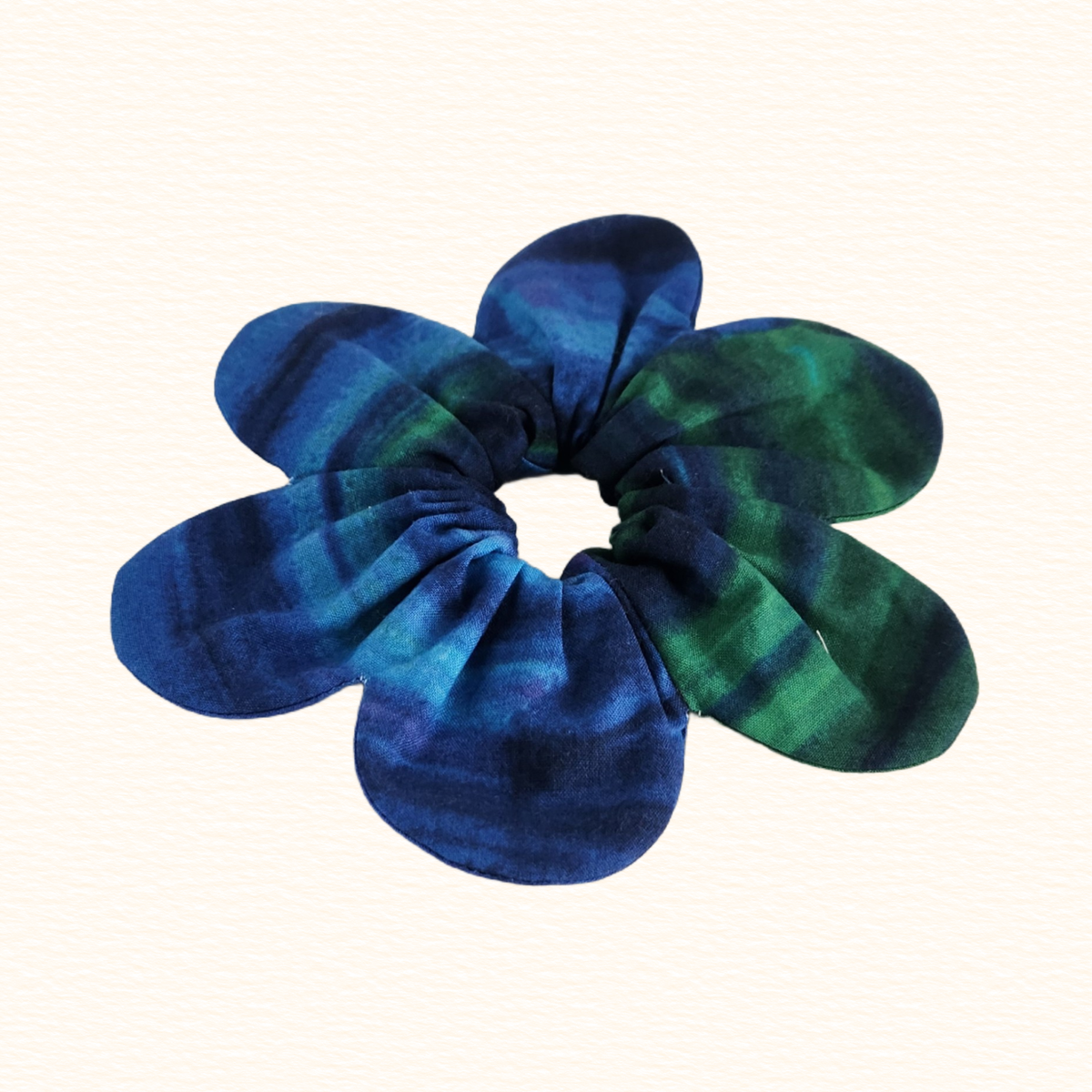 Tie-Dye Flower Scrunchie