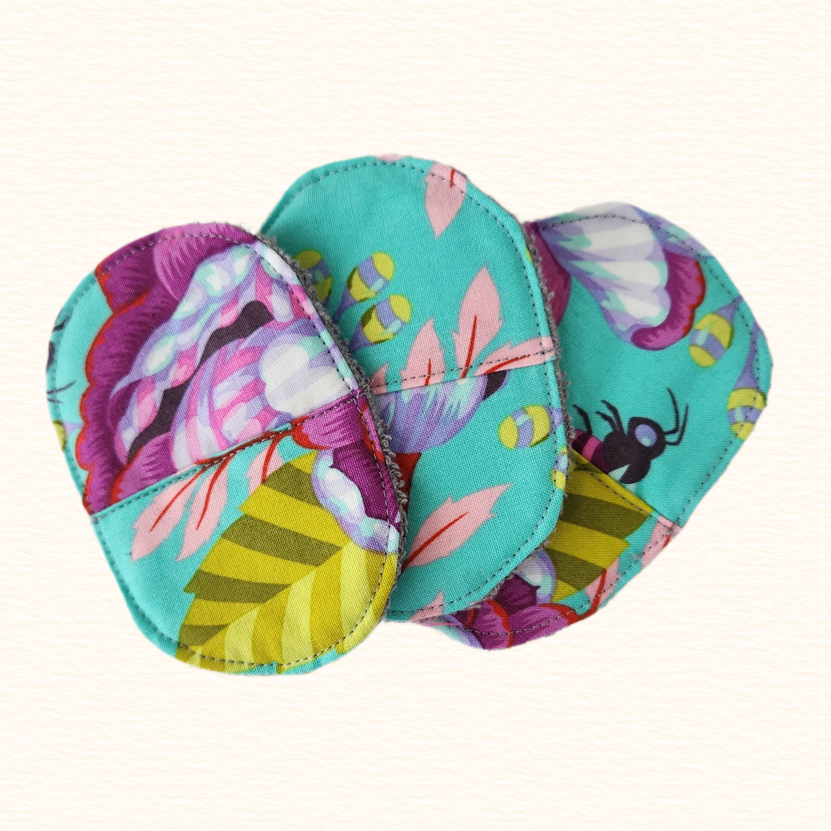 Bright Florals Makeup Remover Pads