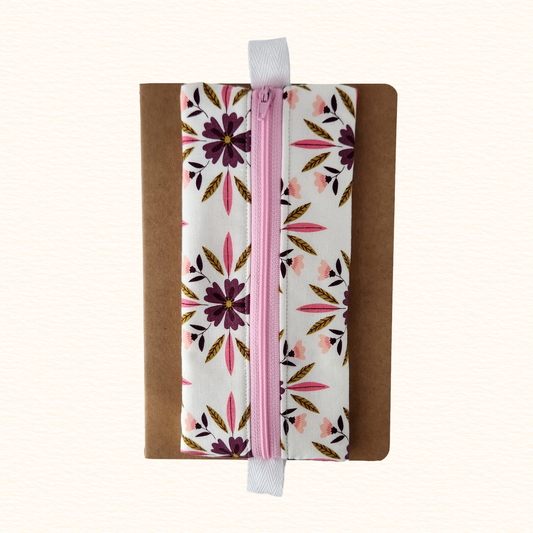 Flower Burst Notebook Zip Pouch
