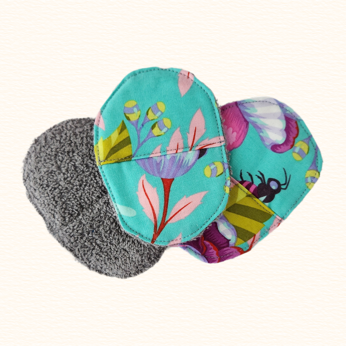 Bright Florals Makeup Remover Pads