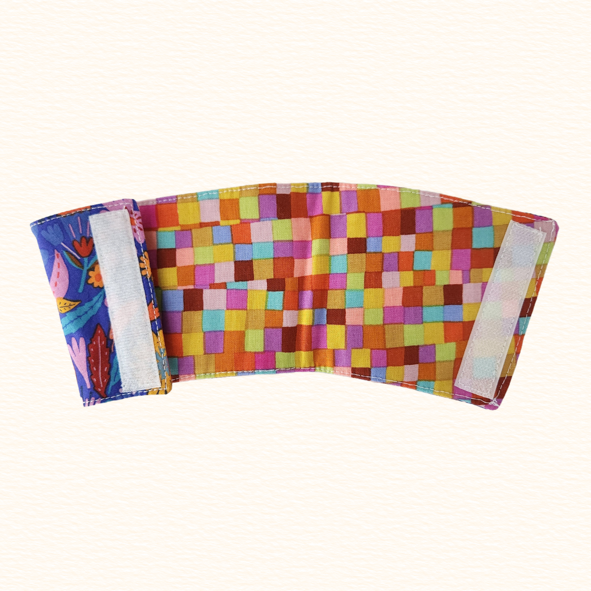 Retro Floral Reversible Coffee Sleeve