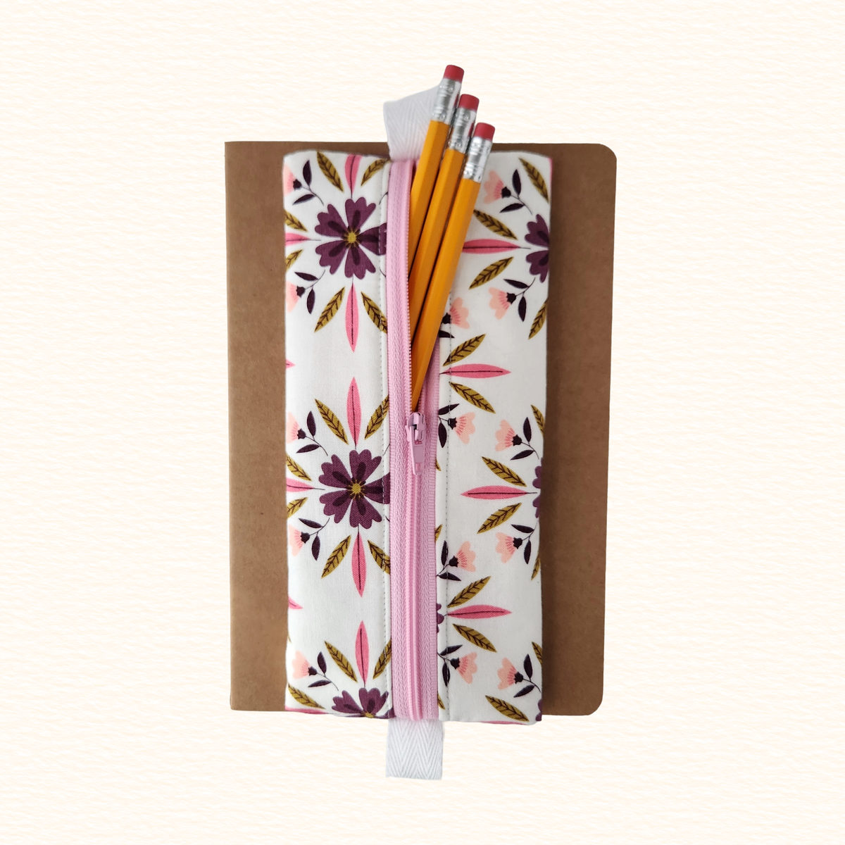 Flower Burst Notebook Zip Pouch
