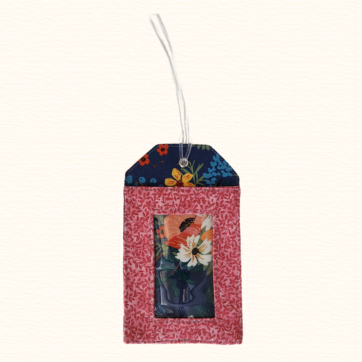 Floral Luggage Tag