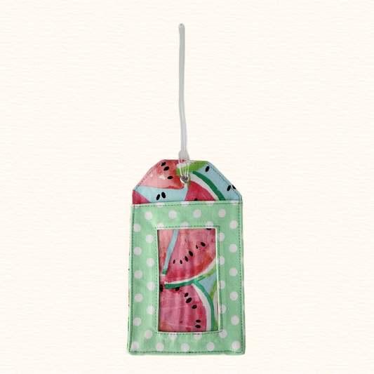 Watermelons & Polka Dots Luggage Tag