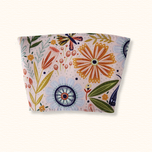Floral Reversible Coffee Sleeve