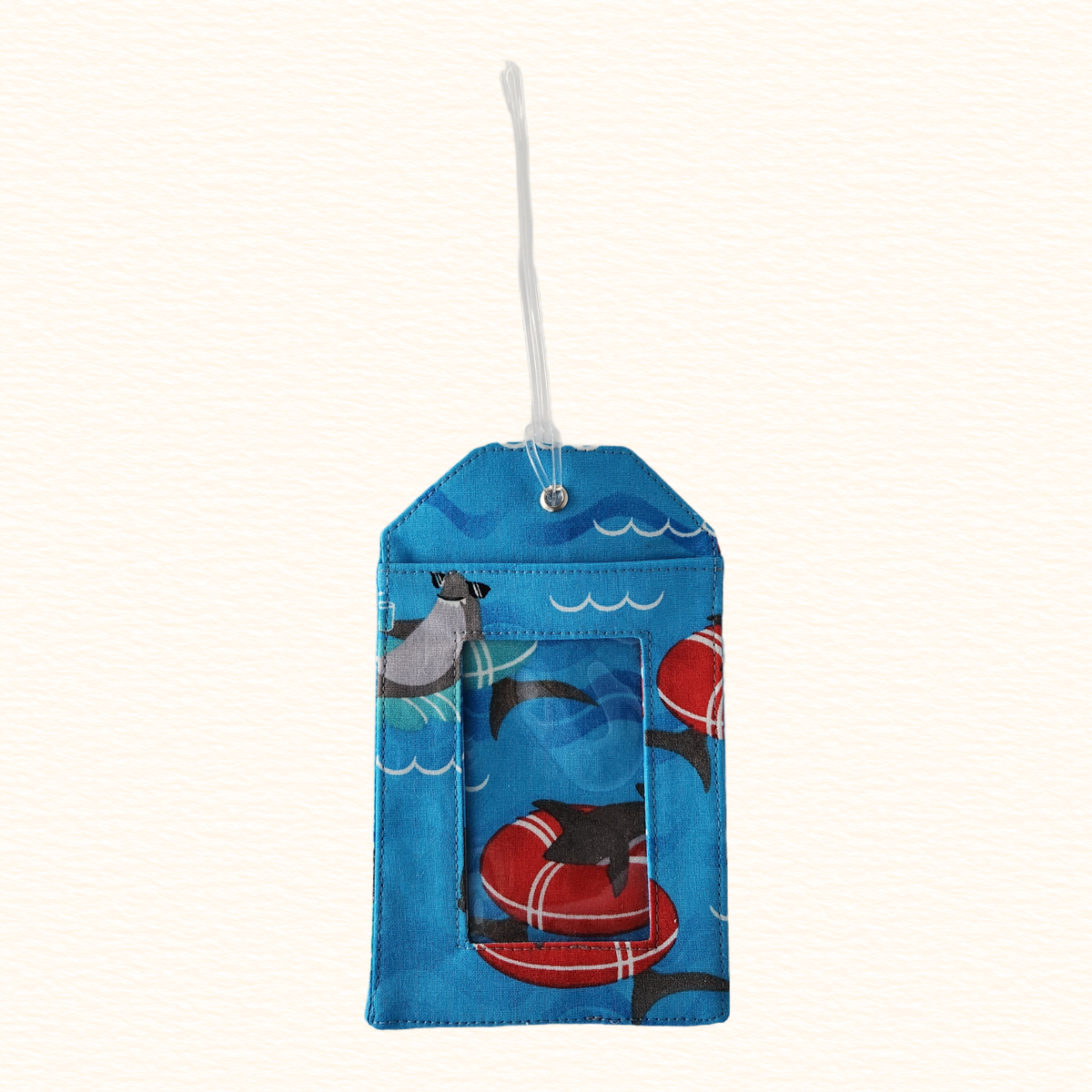 Shark Luggage Tag