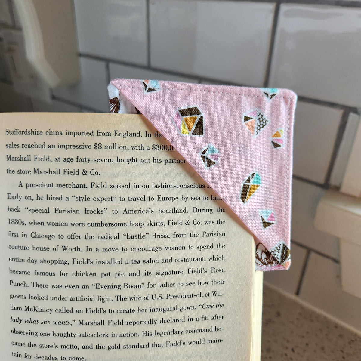 Cactus & Gems Bookmark Corner
