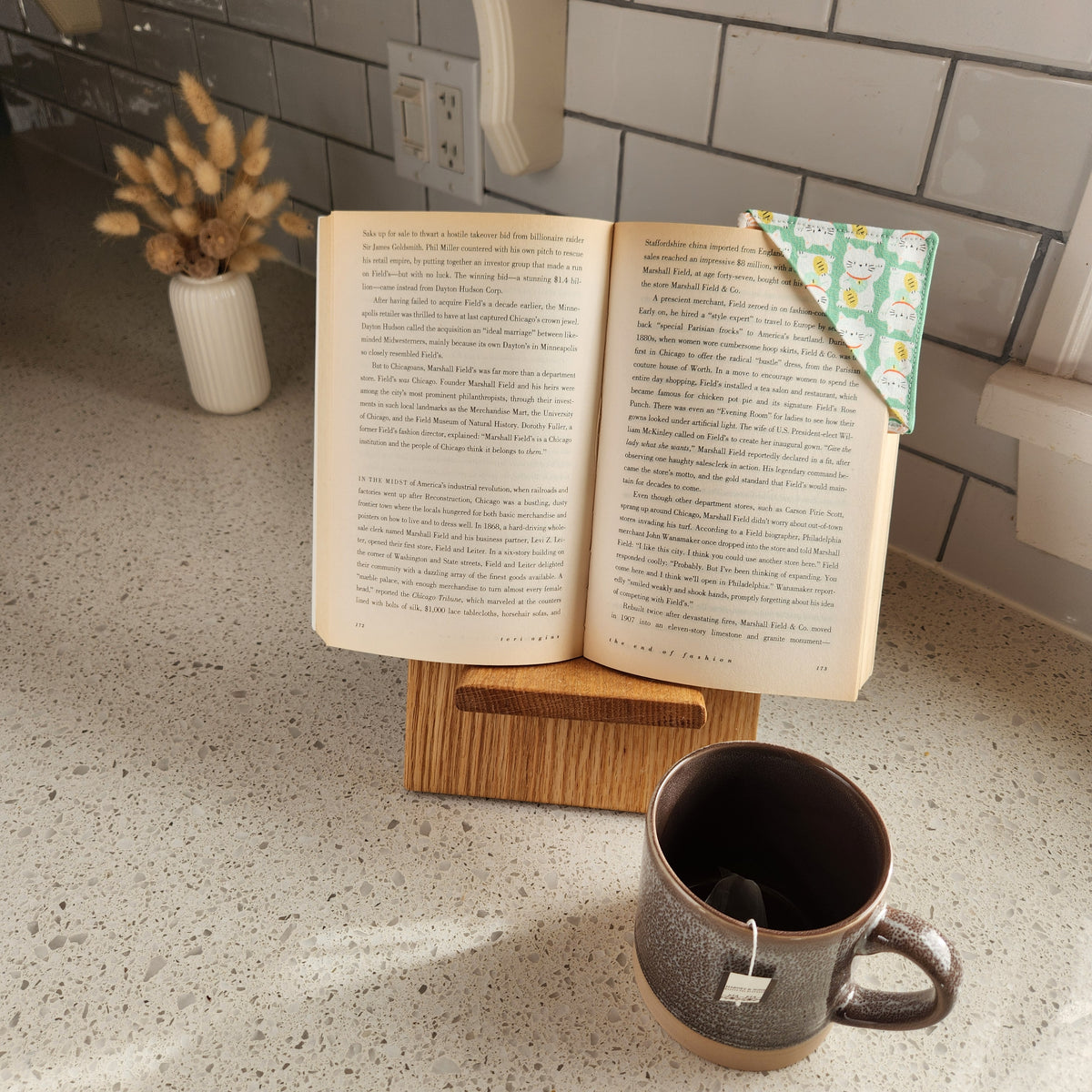 Money Cat Bookmark Corner
