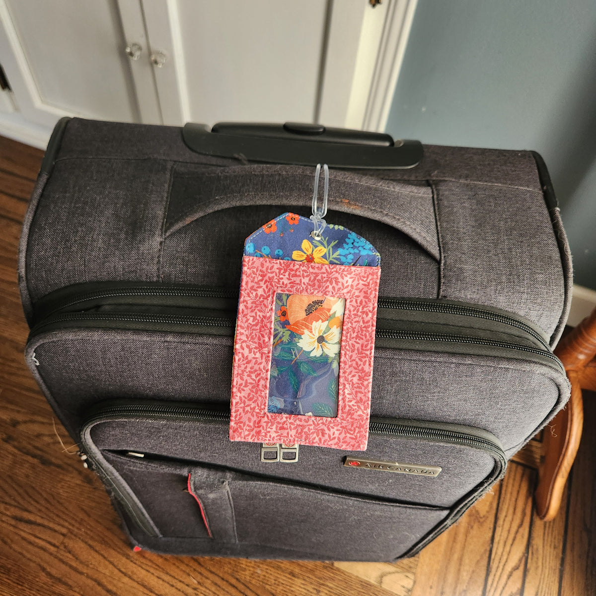 Floral Luggage Tag
