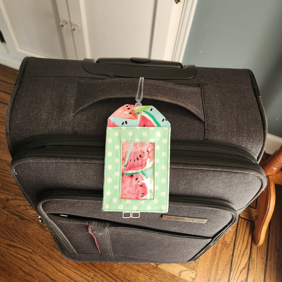 Watermelons & Polka Dots Luggage Tag