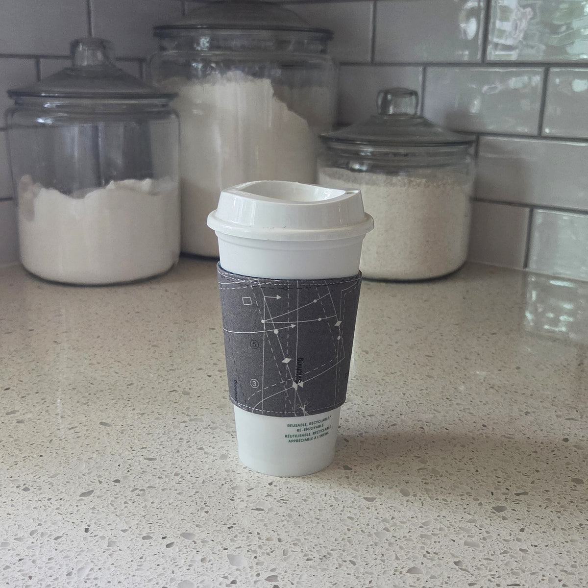 Pattern Makers Reversible Coffee Sleeve