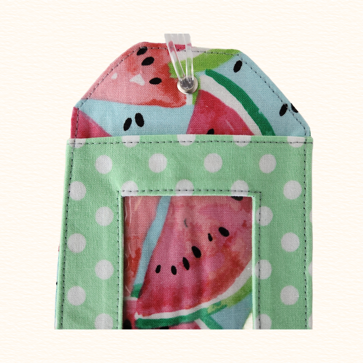 Watermelons & Polka Dots Luggage Tag