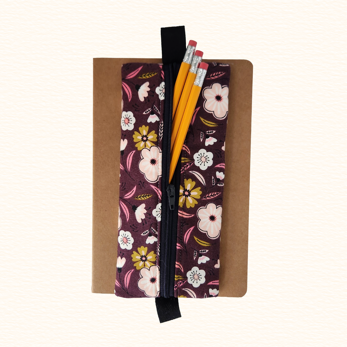 Flower Garden Notebook Zip Pouch