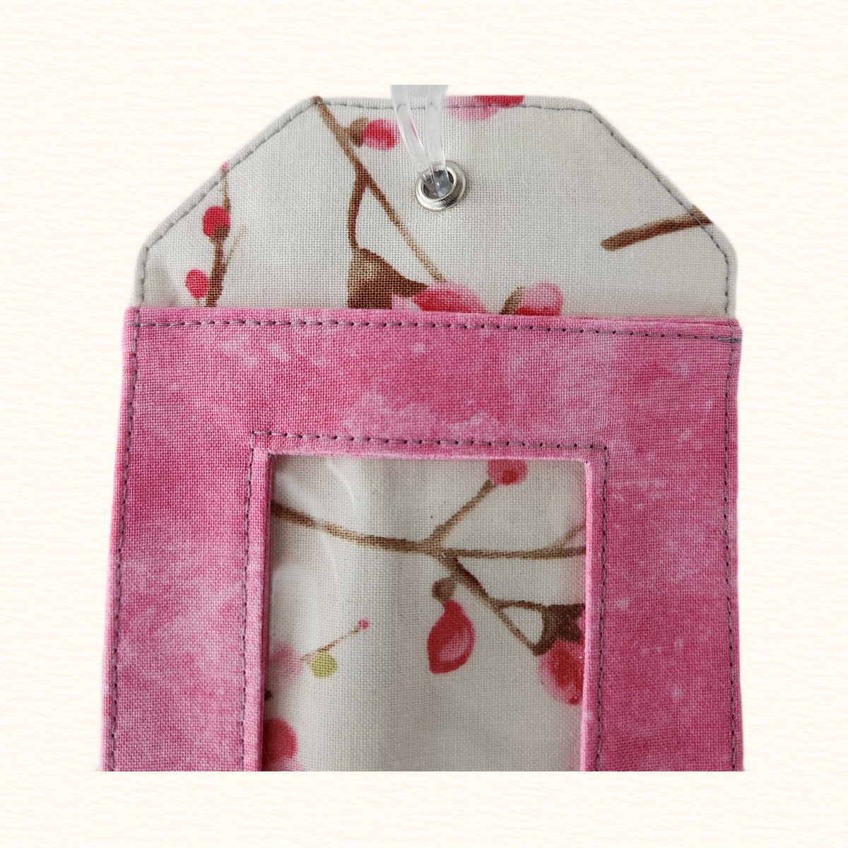 Cherry Blossom Luggage Tag