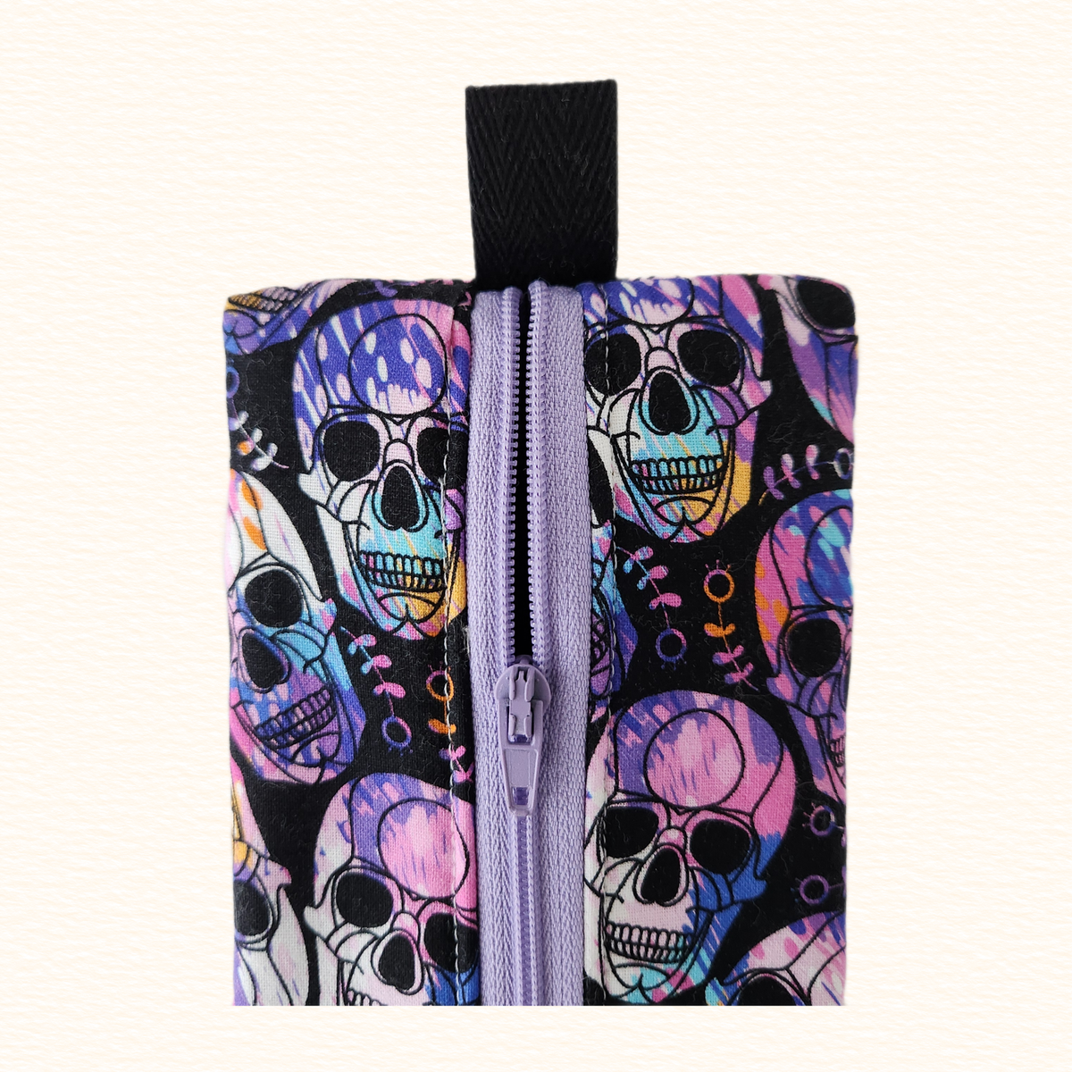 Skulls Notebook Zip Pouch
