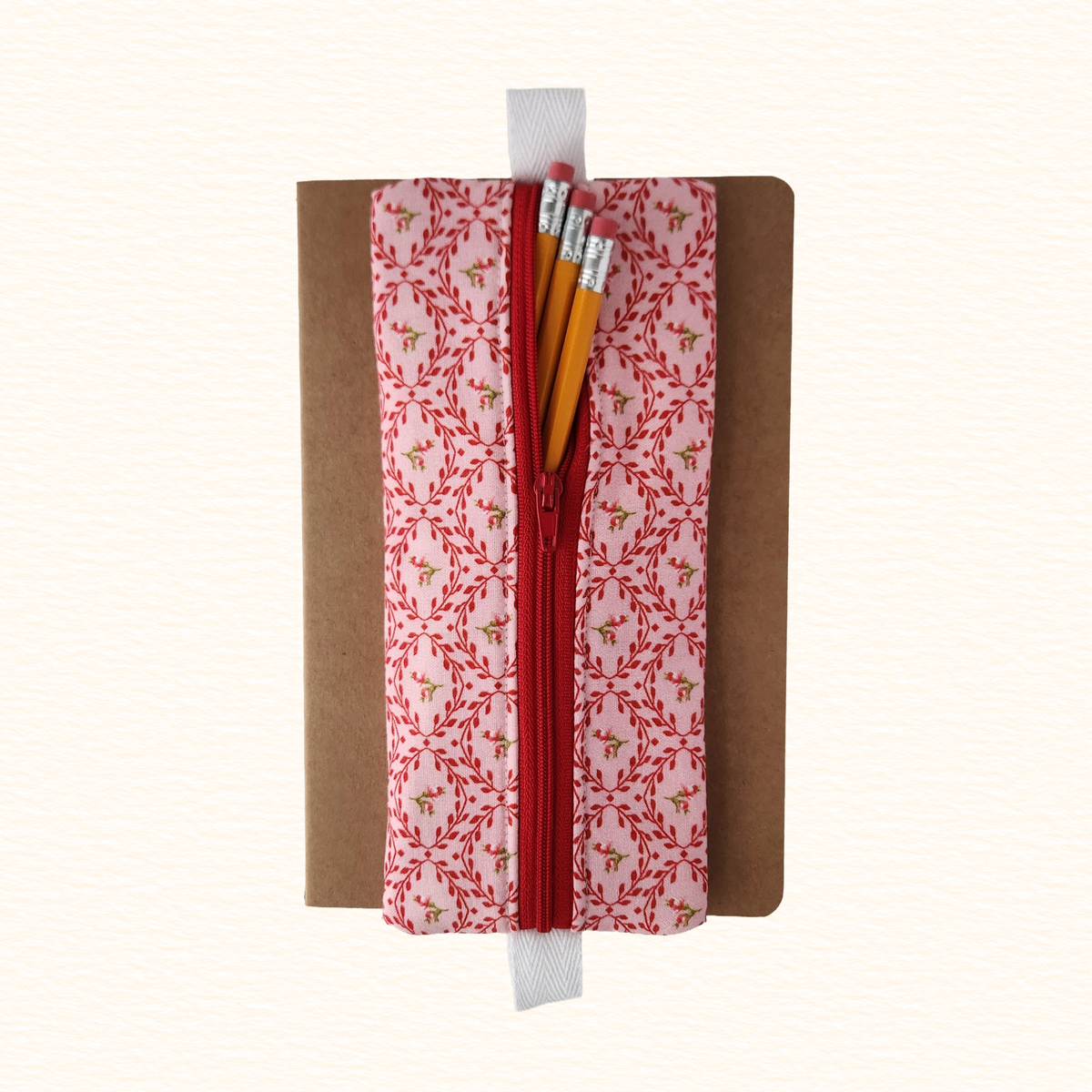 Roses Notebook Zip Pouch