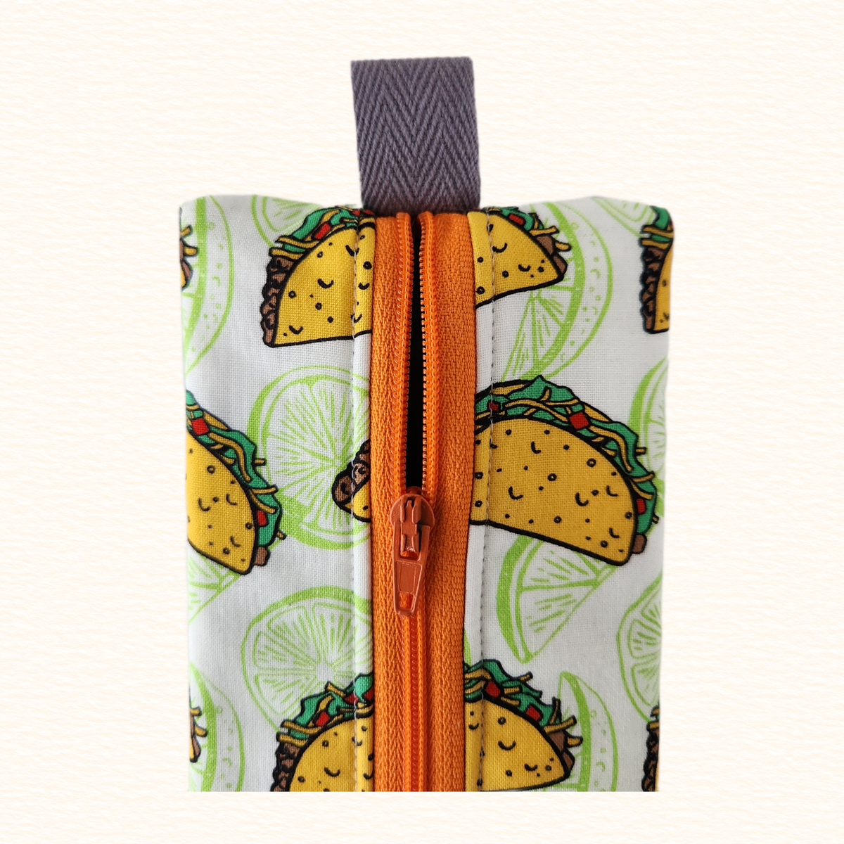 Taco Notebook Zip Pouch