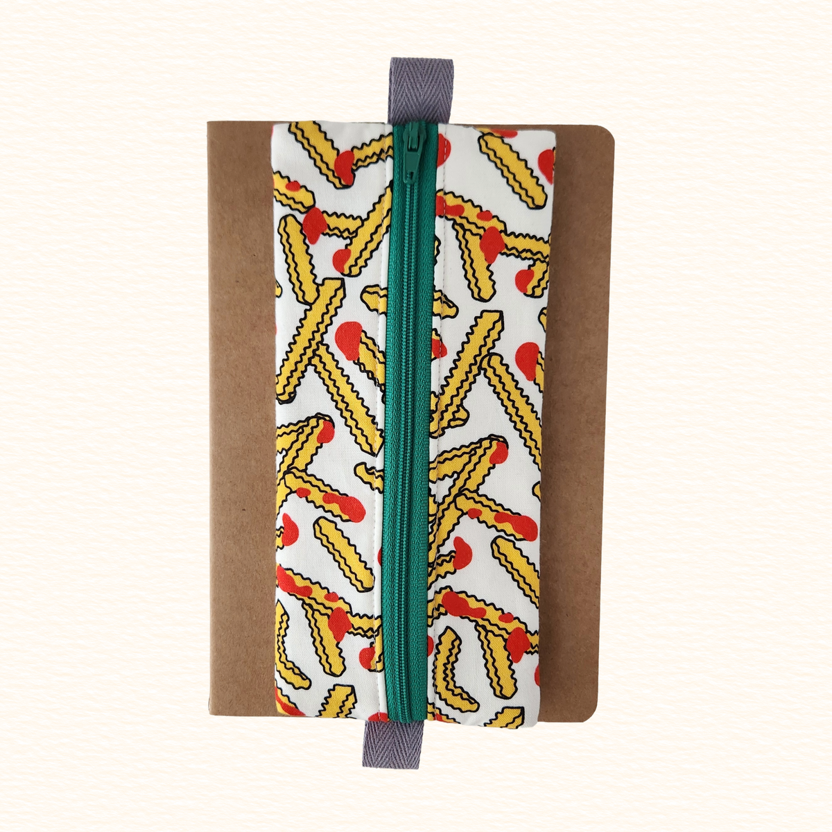 French Fries Notebook Zip Pouch