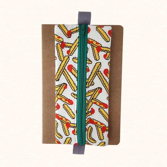 French Fries Notebook Zip Pouch
