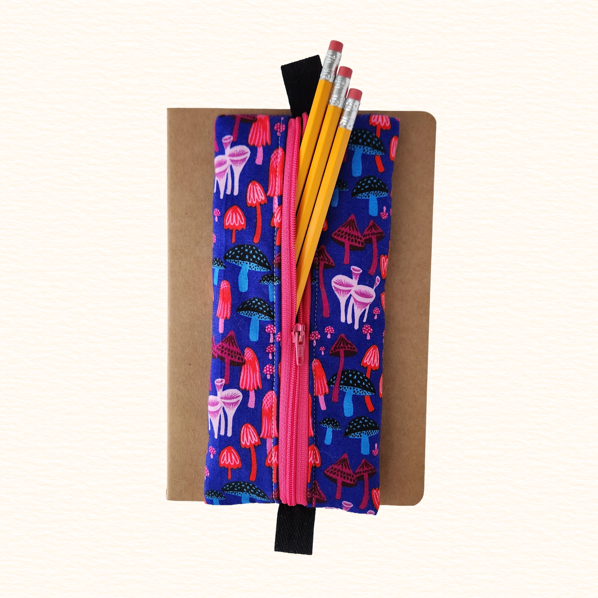 Magic Mushrooms Notebook Zip Pouch